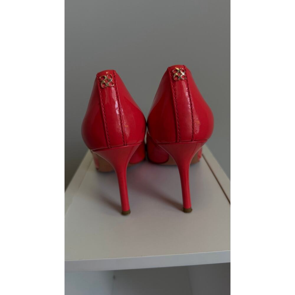 Coach Coral Patent Leather Pumps Women’s Size 7.5B Stiletto Heels Classic - Picture 11 of 16